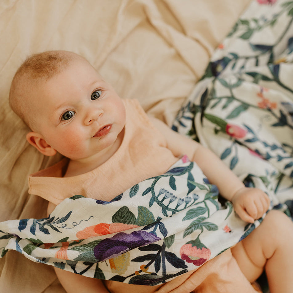 British Country Garden Swaddle
