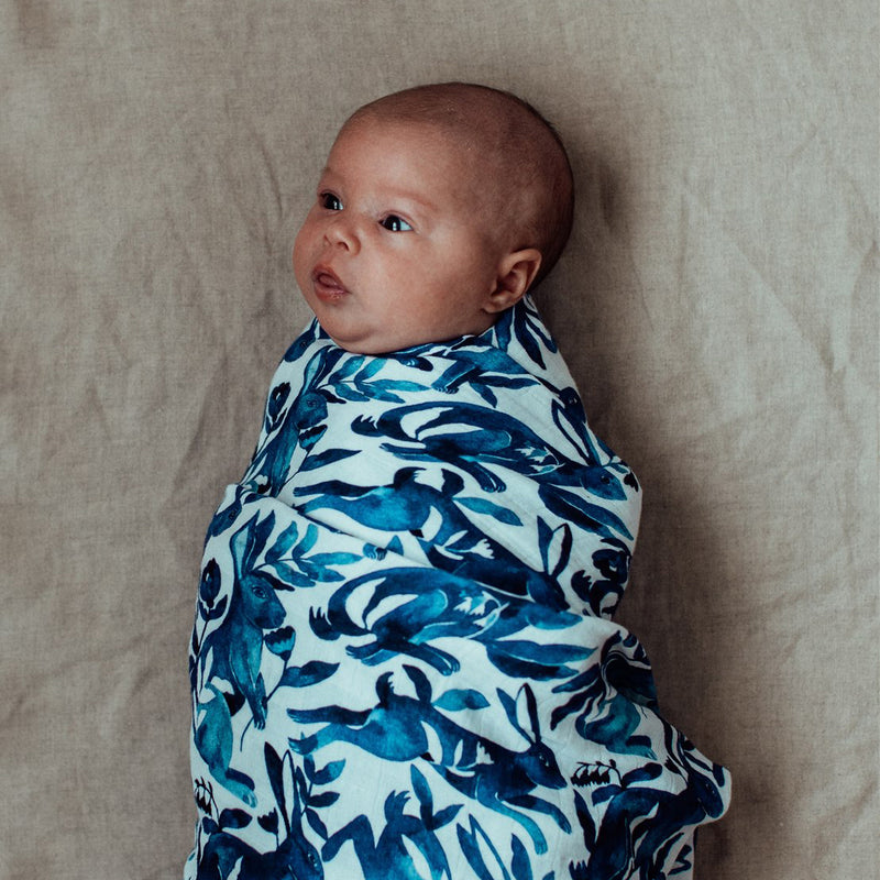 Bleu Swaddle