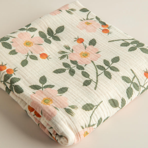 Wild Roses Swaddle