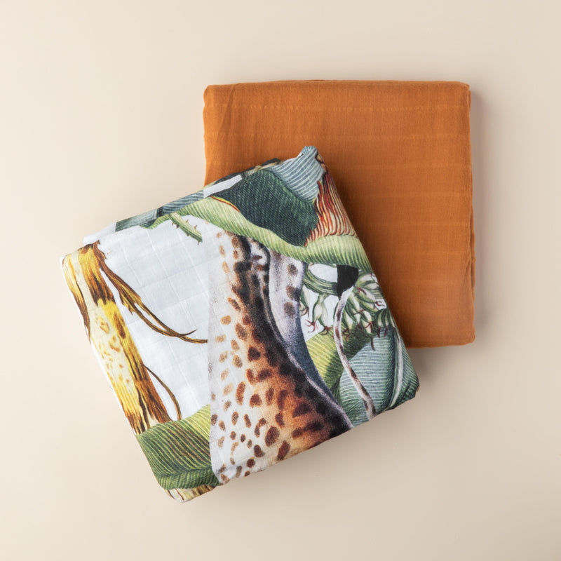 Wild One & Terracotta Swaddle 2-Pack